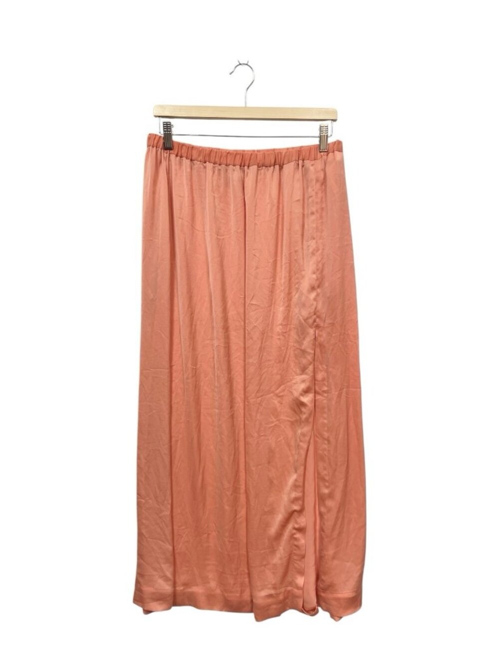 By Malene Birger Sahana Coral Satin Maxi Skirt Size 40 US Size 8